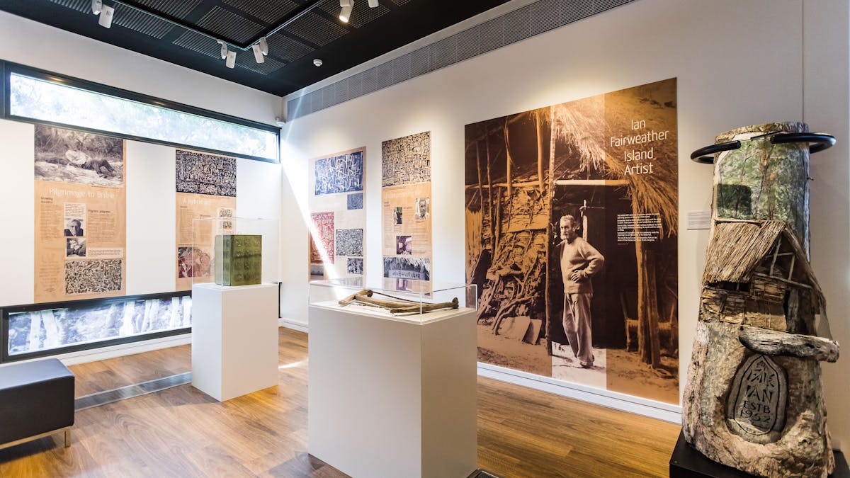 Fairweather exhibition view