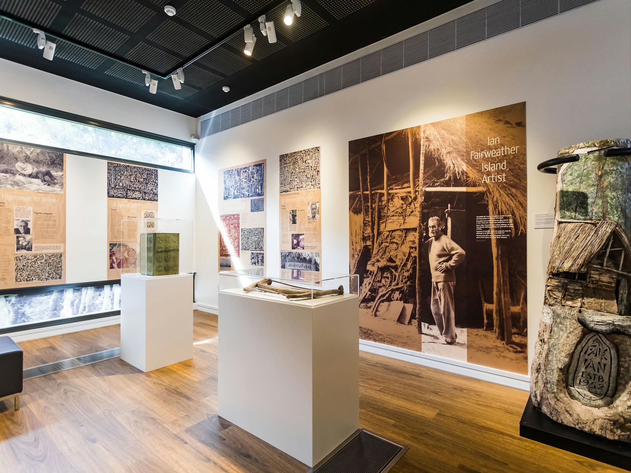 Fairweather exhibition view