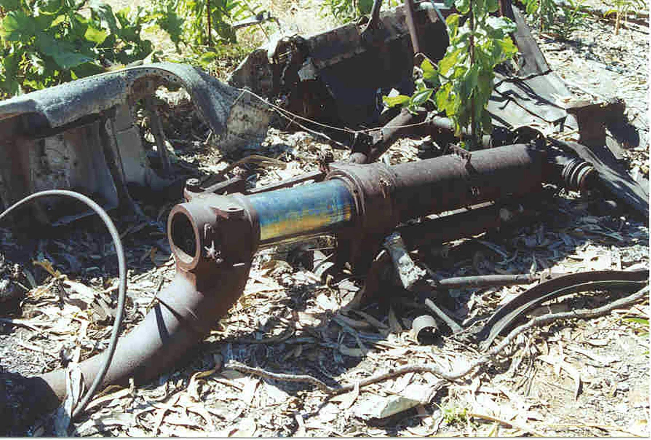 Wreck of B24J Liberator Bomber Milady