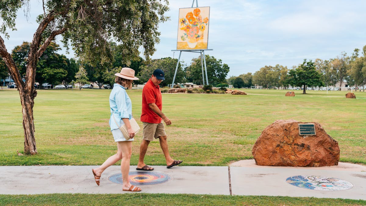 Emerald Centenary of Federation Mosaic Pathway