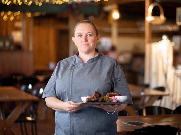 Garanvale Woolshed Chef Kelly
