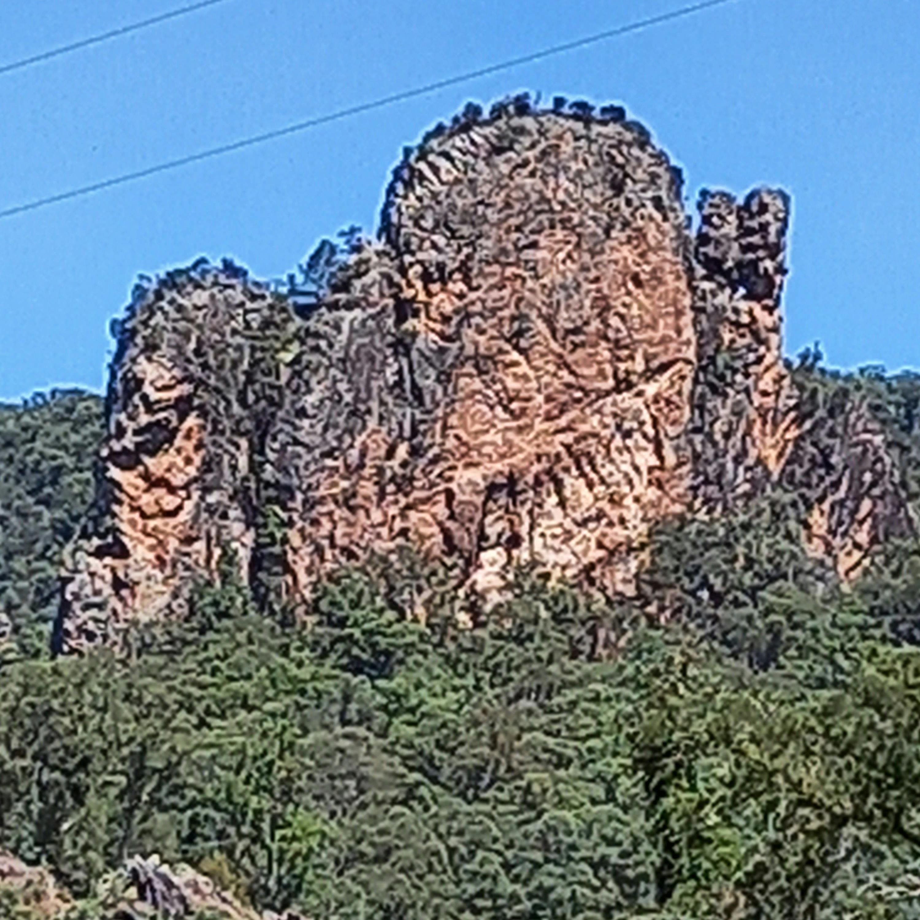 A sacred site at Nimbin, a story about the Rainbow serpente