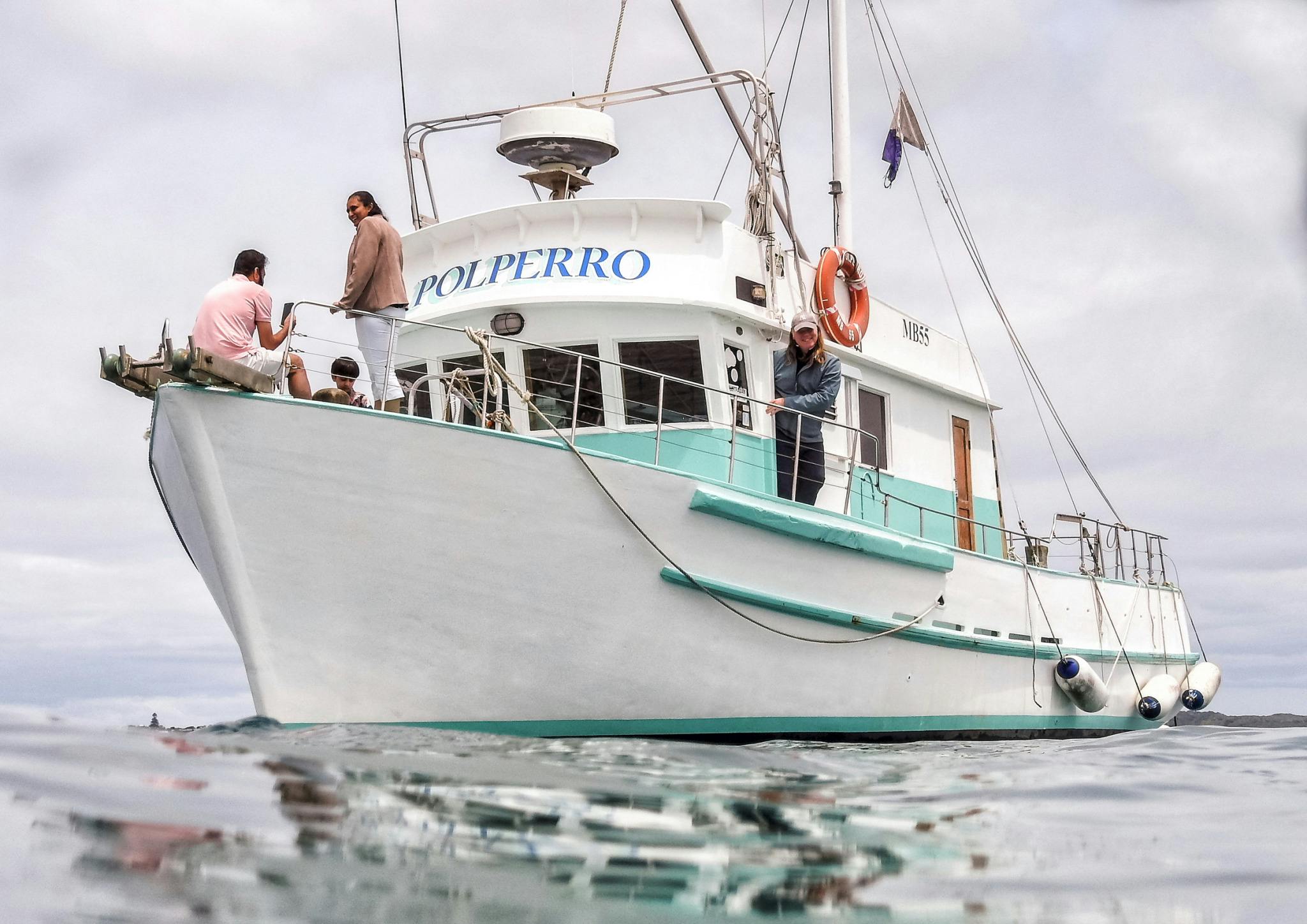 Our lovingly maintained huon pine tour vessel