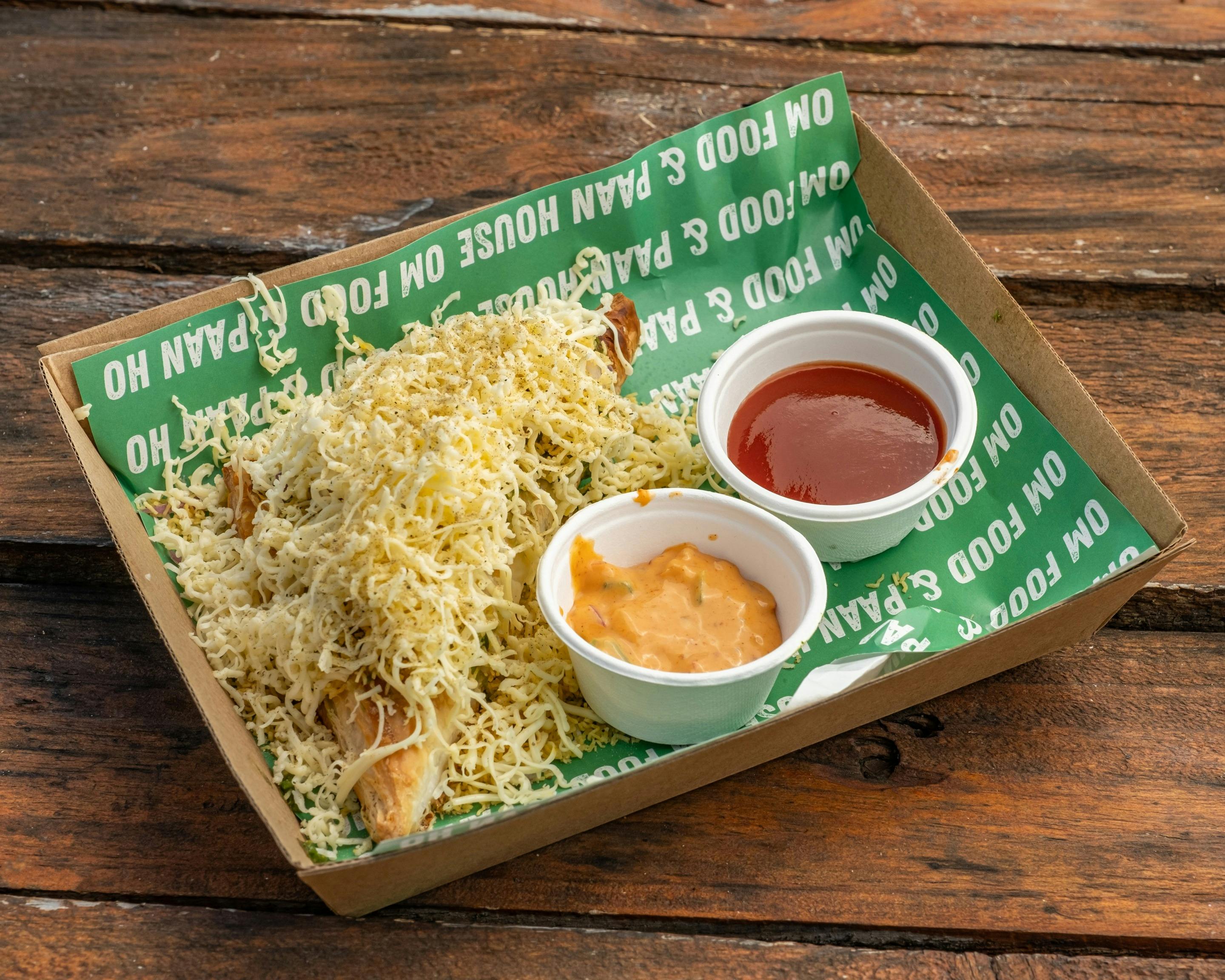 Cheese Aloo Puff - OM Food & Paan House - Launceston Tasmania