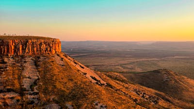 Photo of Cockburn Ranges, Kimberley, taken at Dusk.