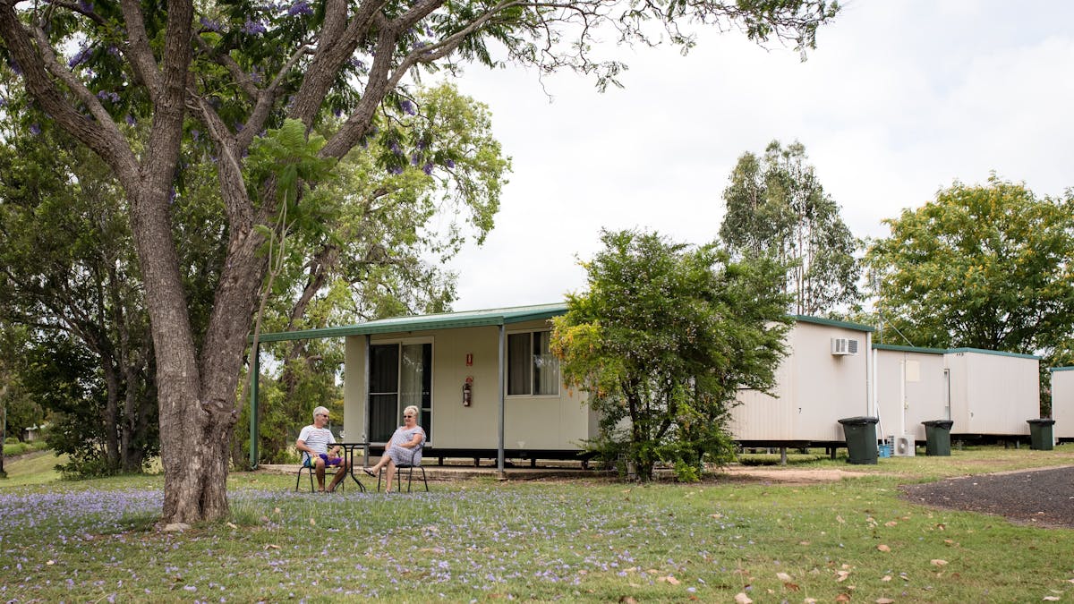 Cabins at the Eidsvold Caravan Park