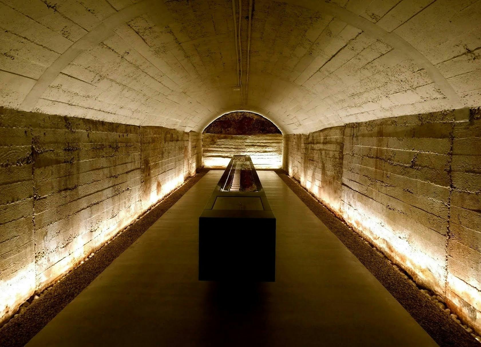 Secret wine cellar at Penfold's Magill estate wine tour