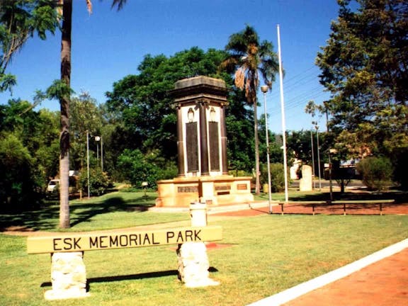 Esk War Memorial and Esk Memorial Park