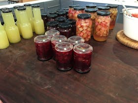 Pictures from a preserving class including Lemon Squash.