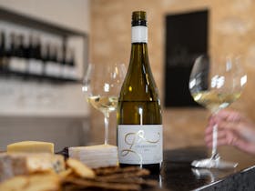 A tasting of Landaire wine at Cellar Door