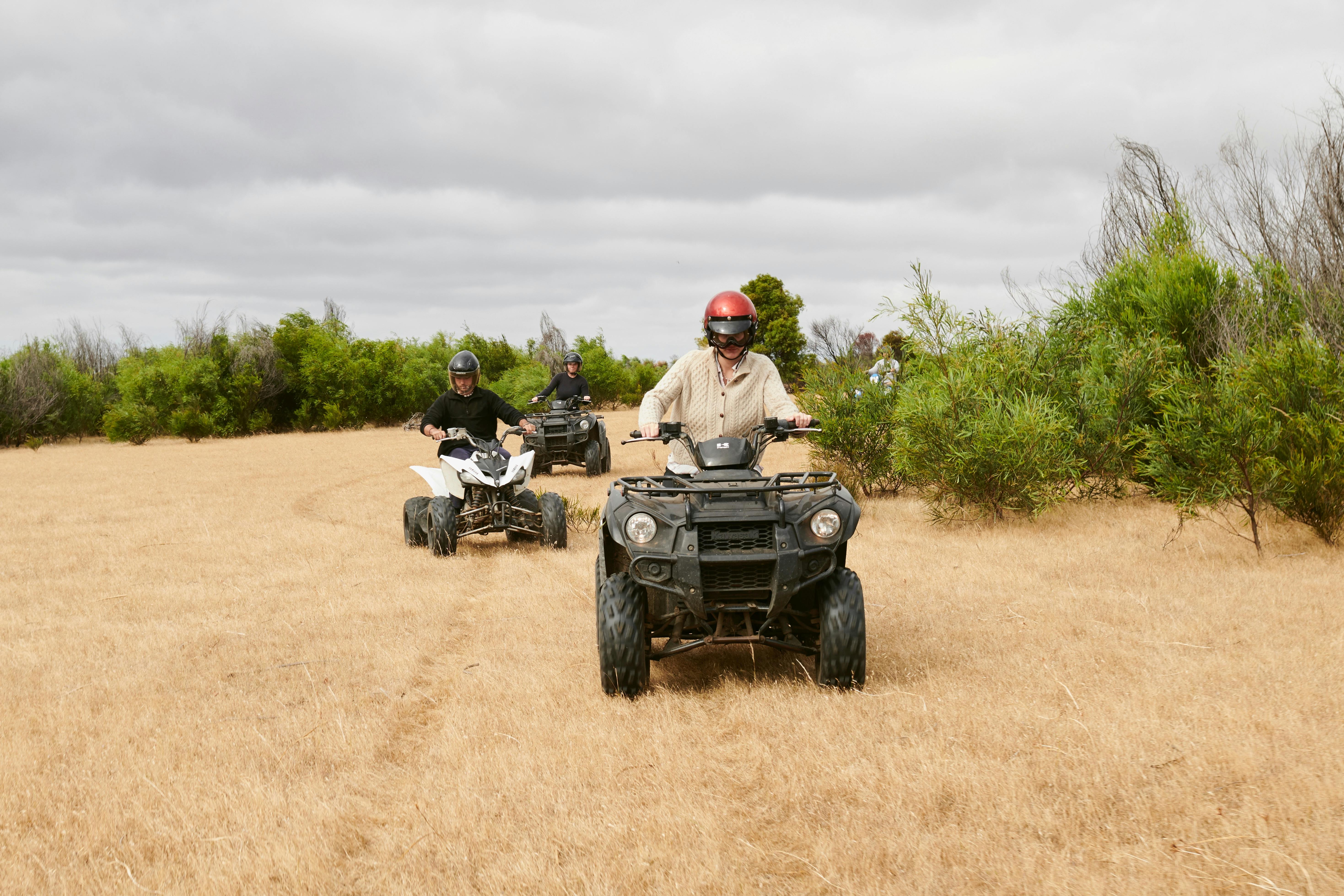 Quadbike riders