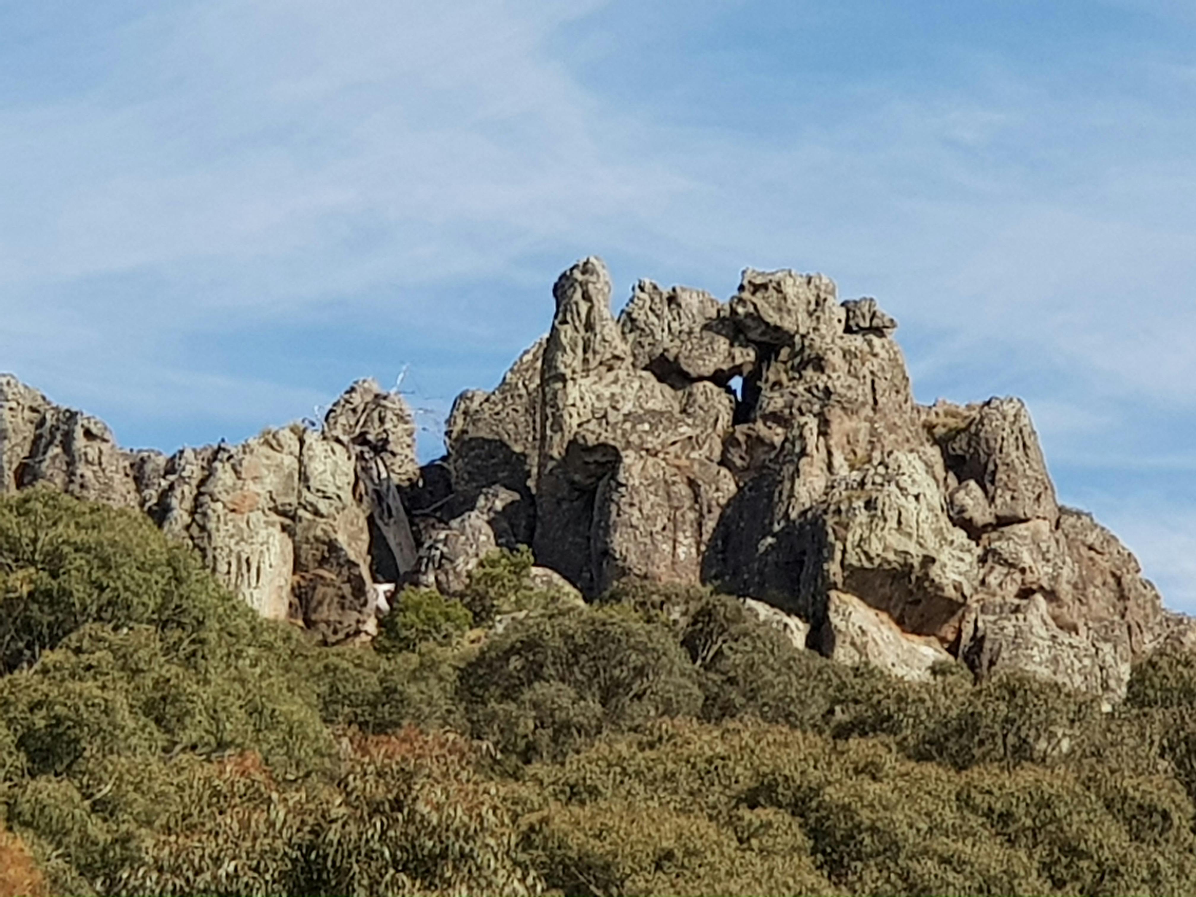 Hanging rock