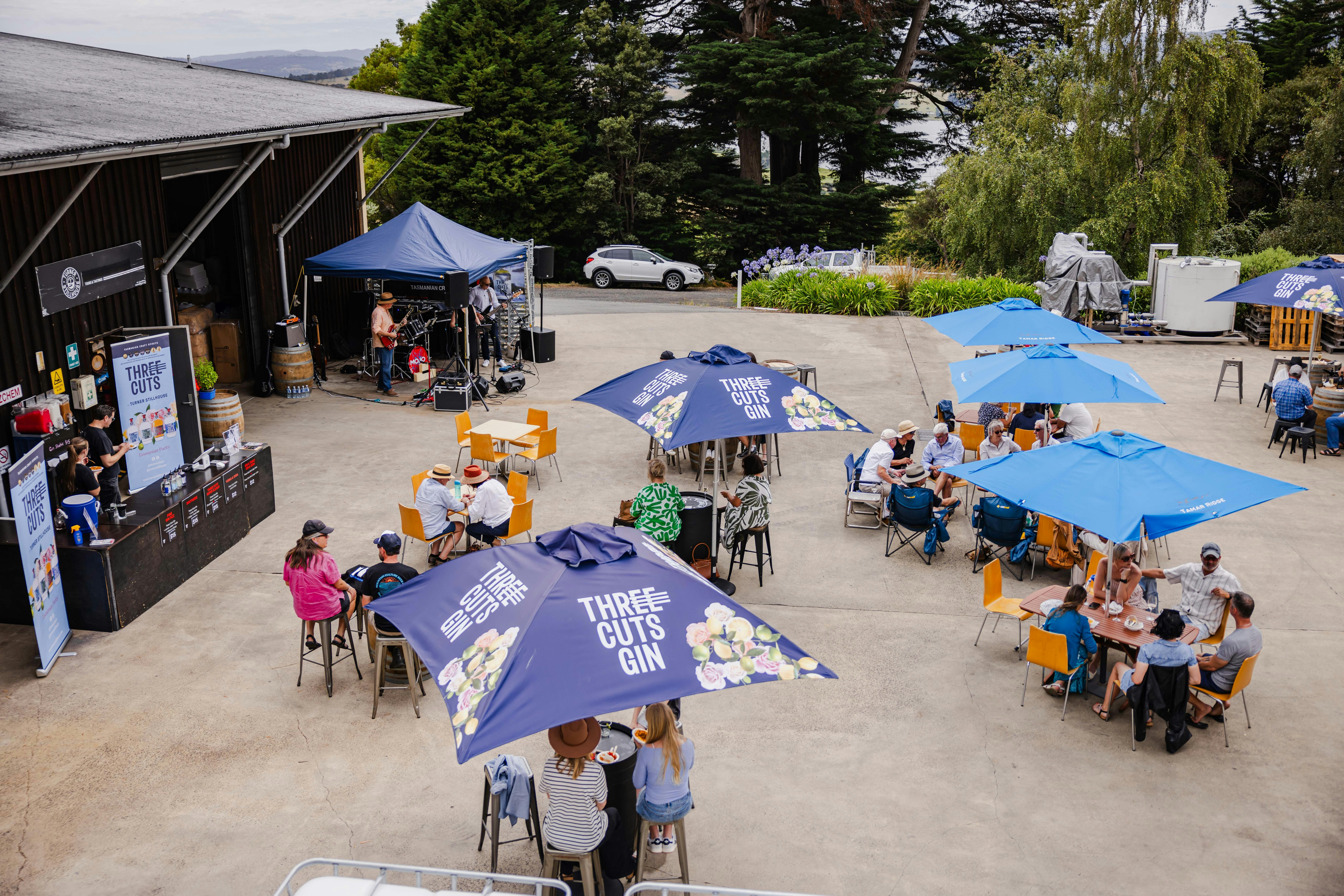 Turner Stillhouse Event in the Court Yard.