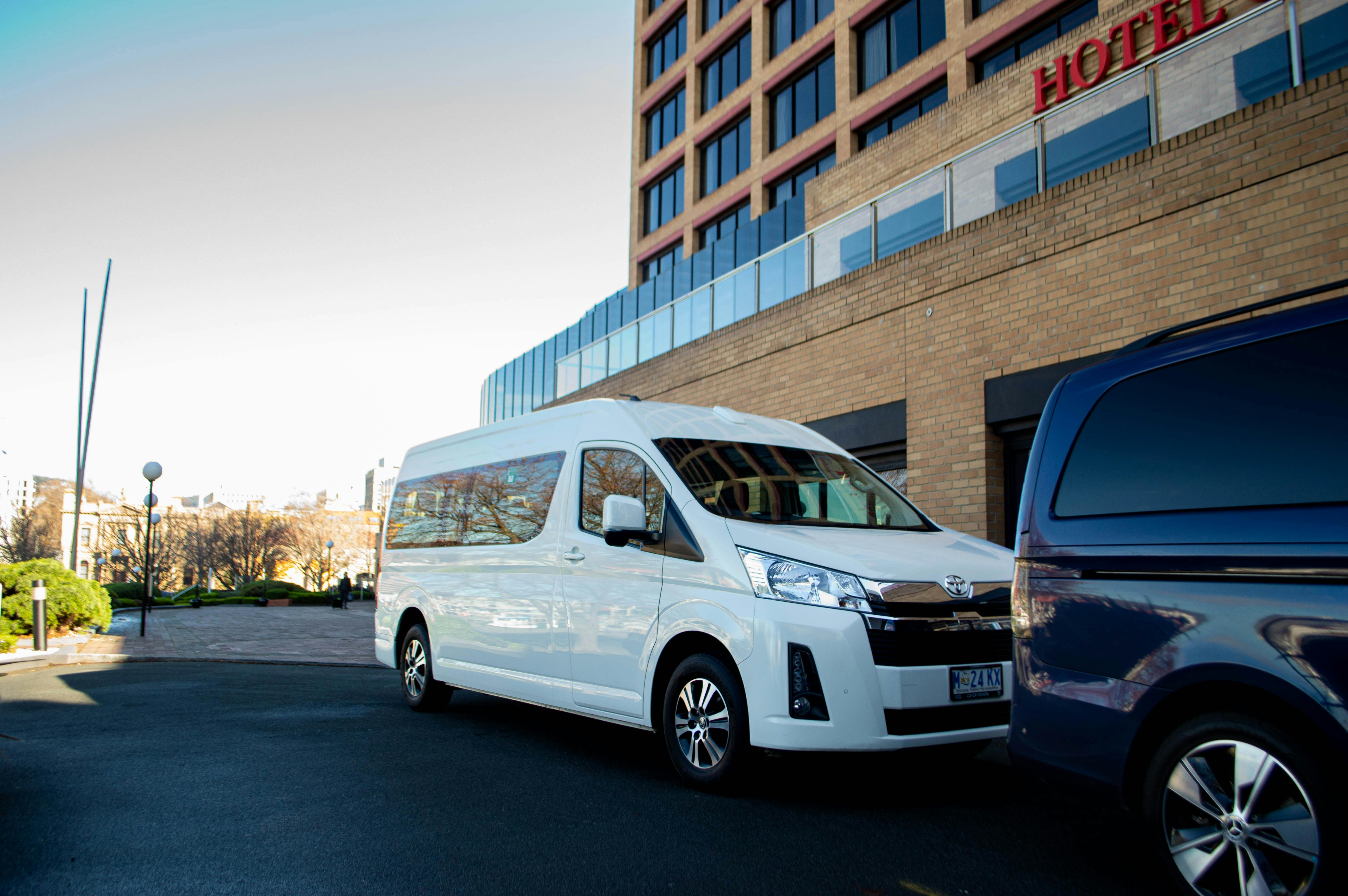 12 seater Toyota HiAce, for smaller group sizes