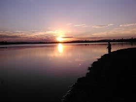 Fishing and Boating in Lake Oberon