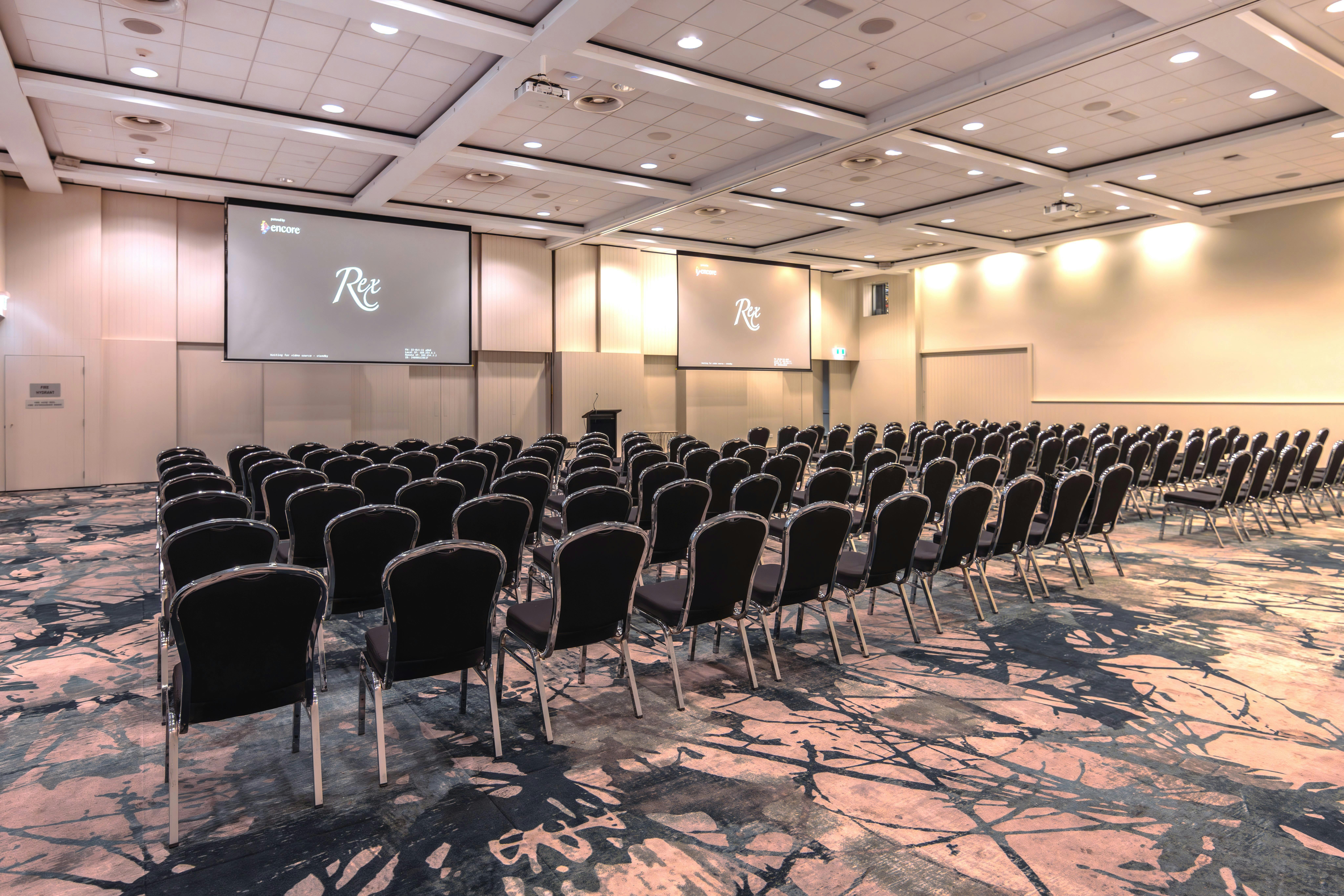 Conference room with theatre-style seating