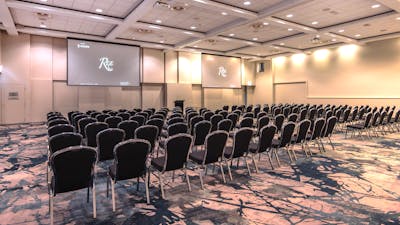 Conference room with theatre-style seating