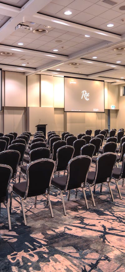 Conference room with theatre-style seating