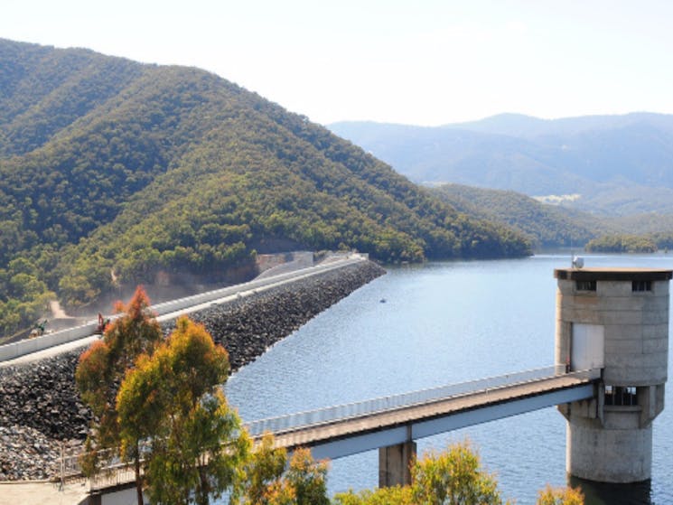 Blowering Dam. Image courtesy WaterNSW