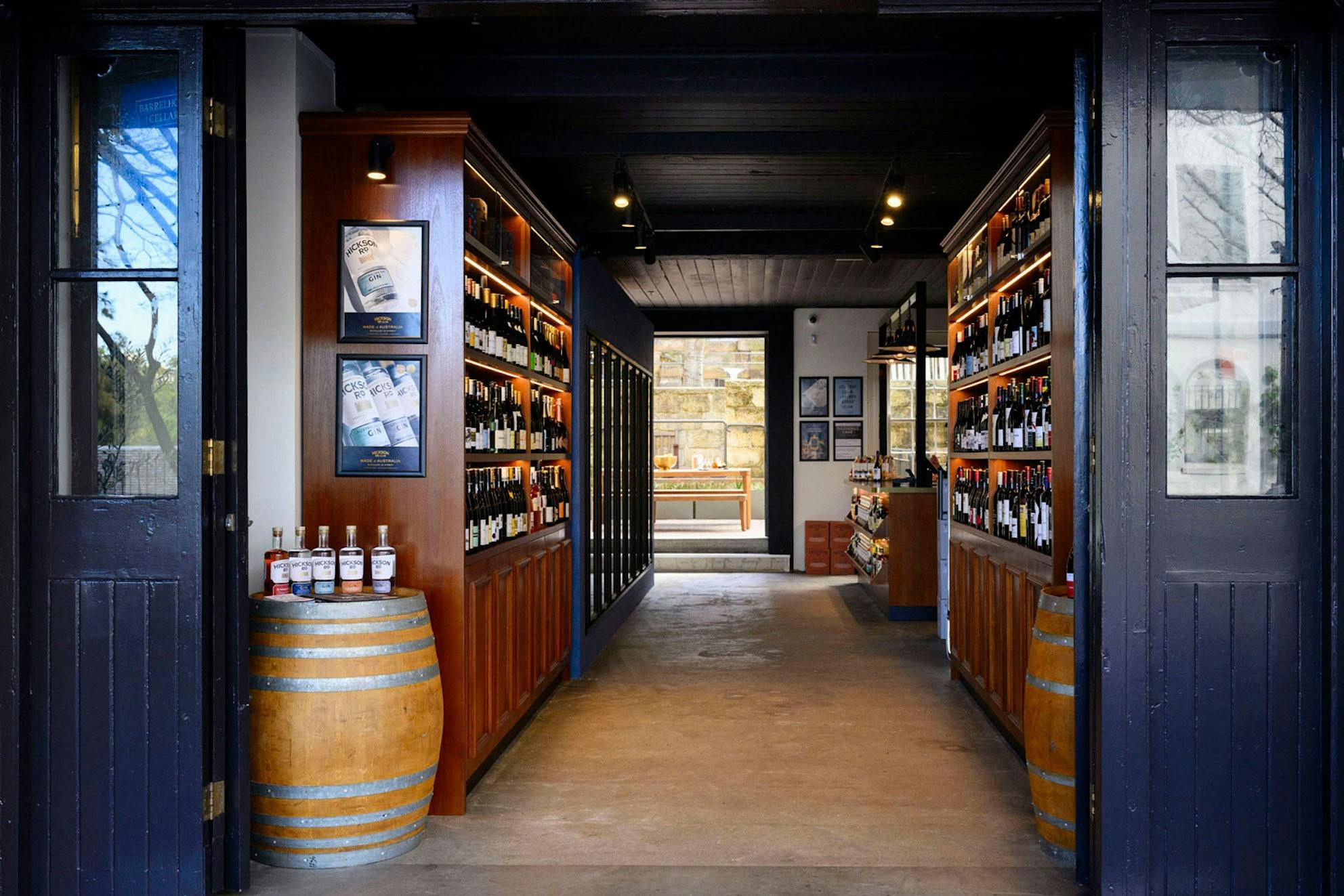 Entrance to Barrelhouse Cellars shop