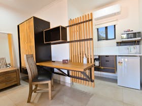 Work station is perfect for the business traveller coming to  Tennant Creek on business
