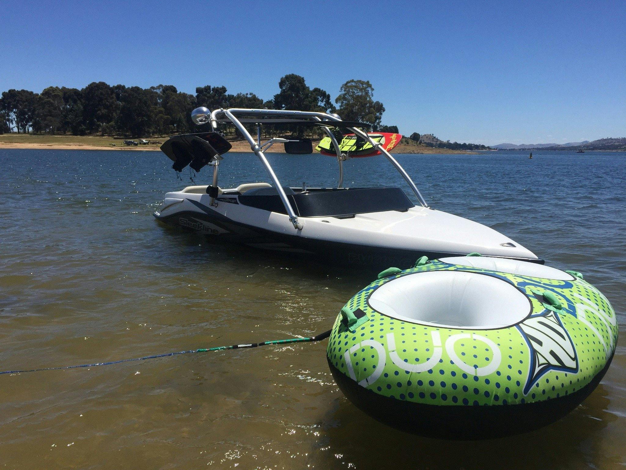 Tubing on Lake Hume