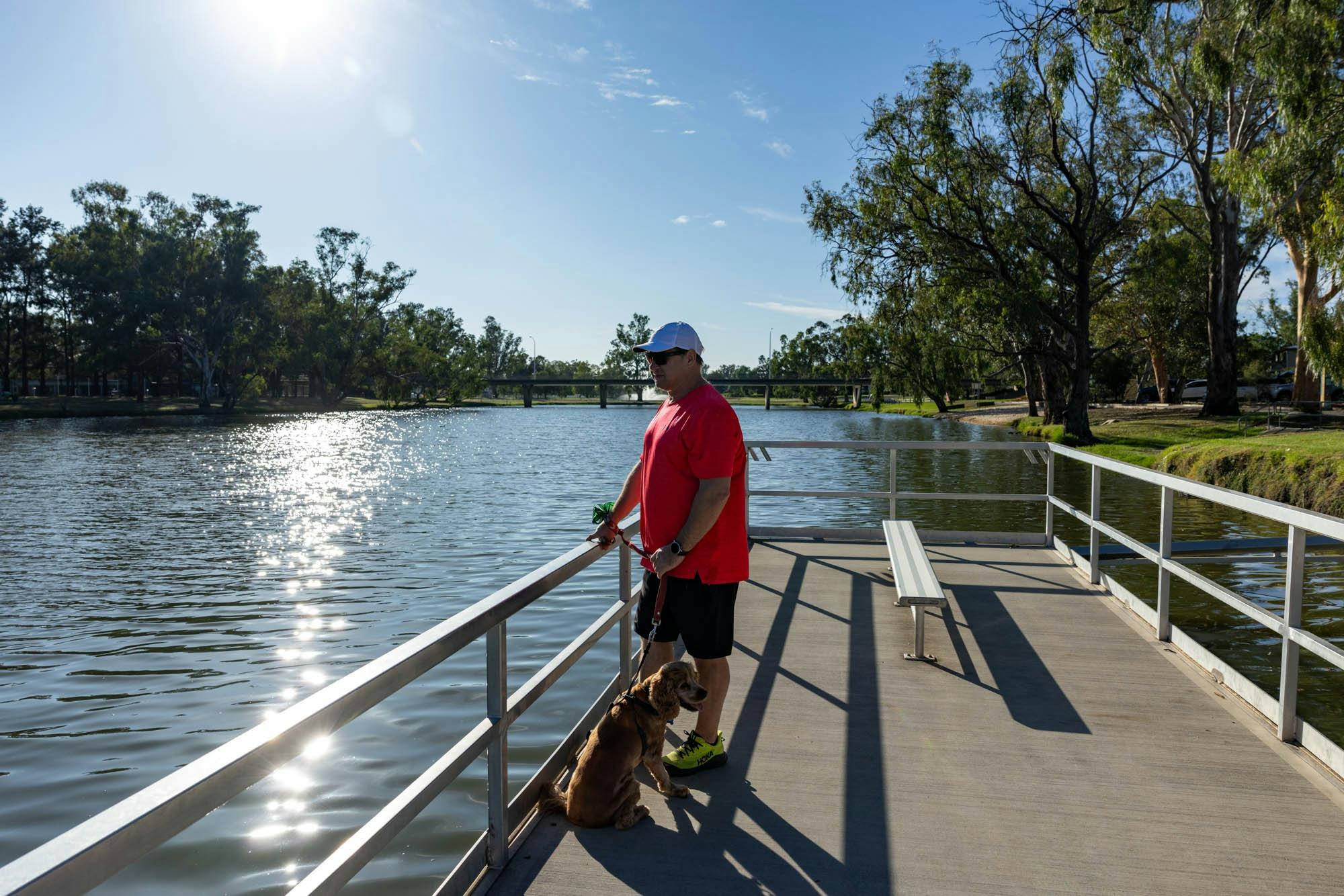 Fishing Pontoon Lake Forbes Lions Park