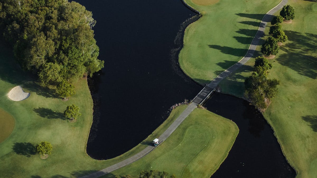 Enjoy views over the course
