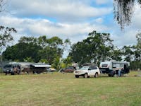 Our powered camp sites are perfect for caravans, campervans, or tents.