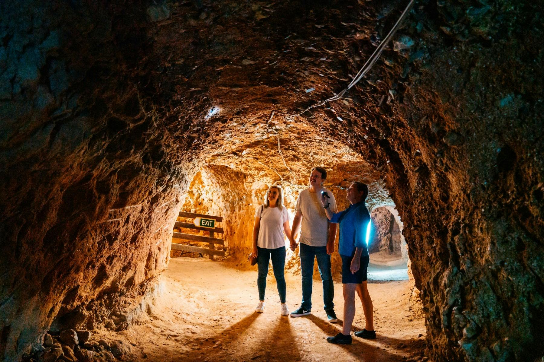 Underground walk-in mine, Rubyvale, Sapphire Gemfields