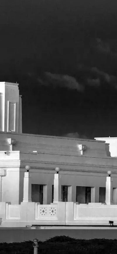 Old Parliament house at night