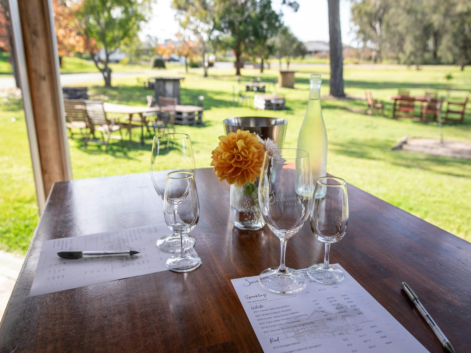 Wine tasting at the Cellar Door in Mount View