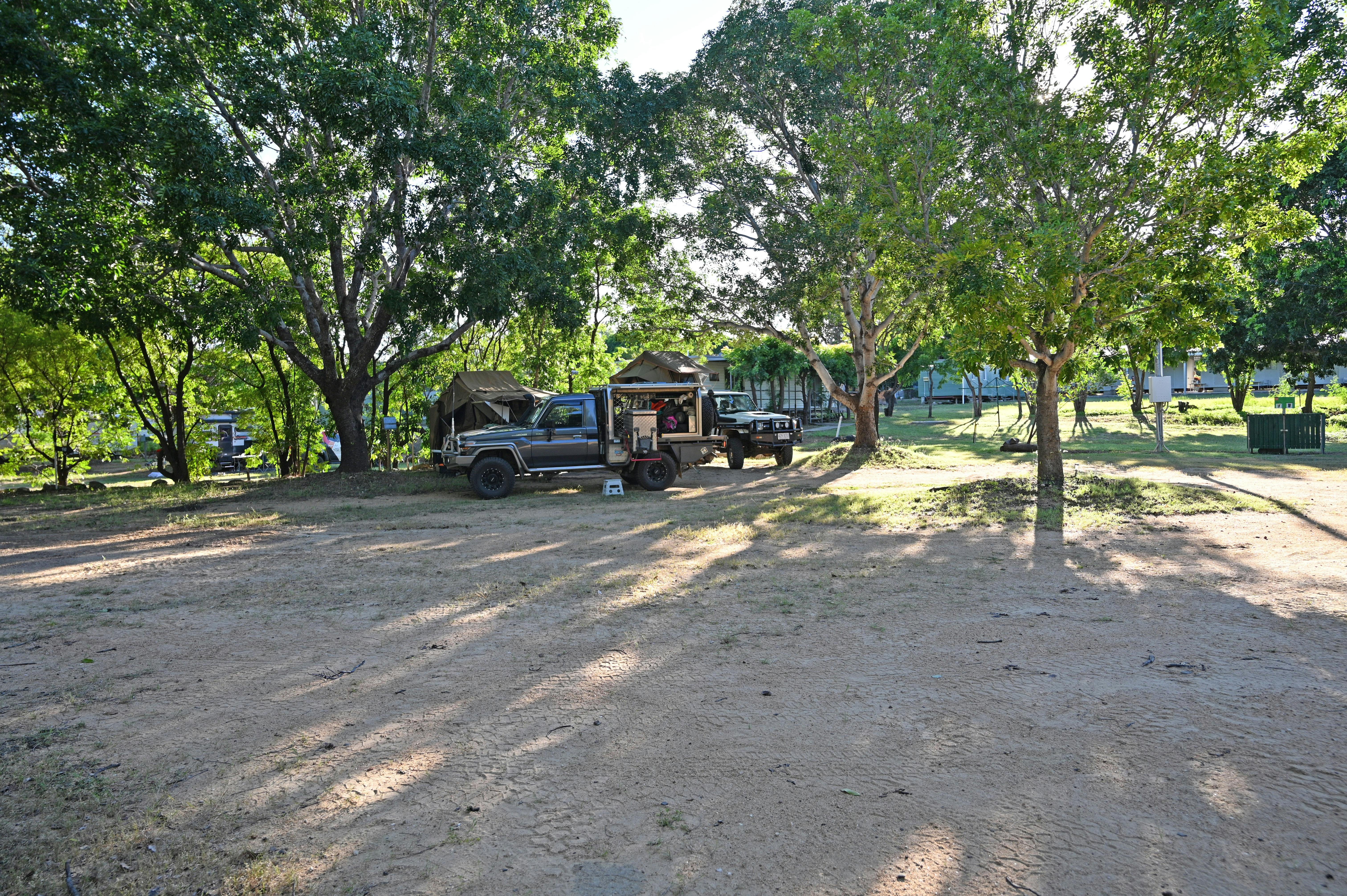 Large shady powered sites