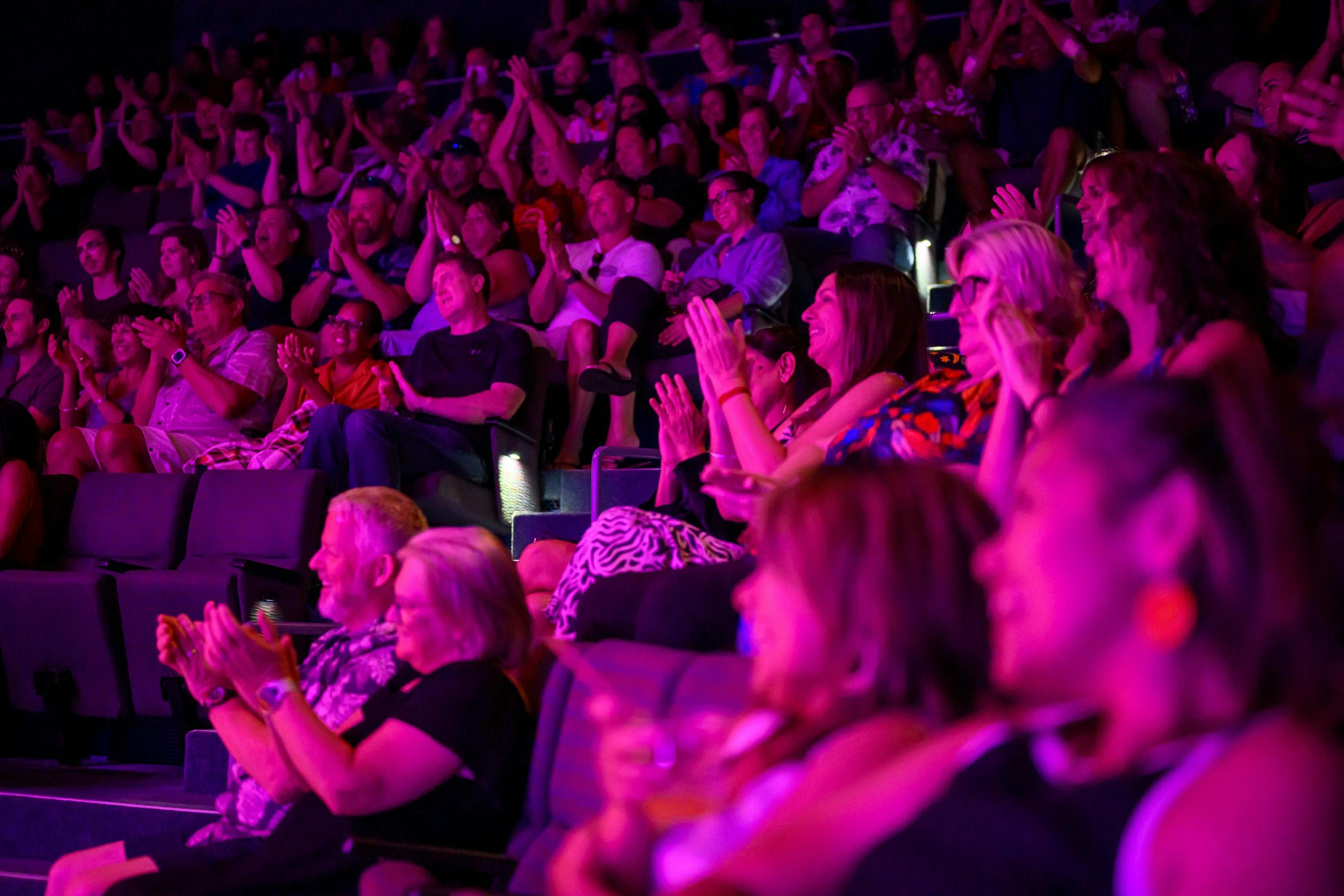 Audience laughing at Darwin Comedy Festival 2026