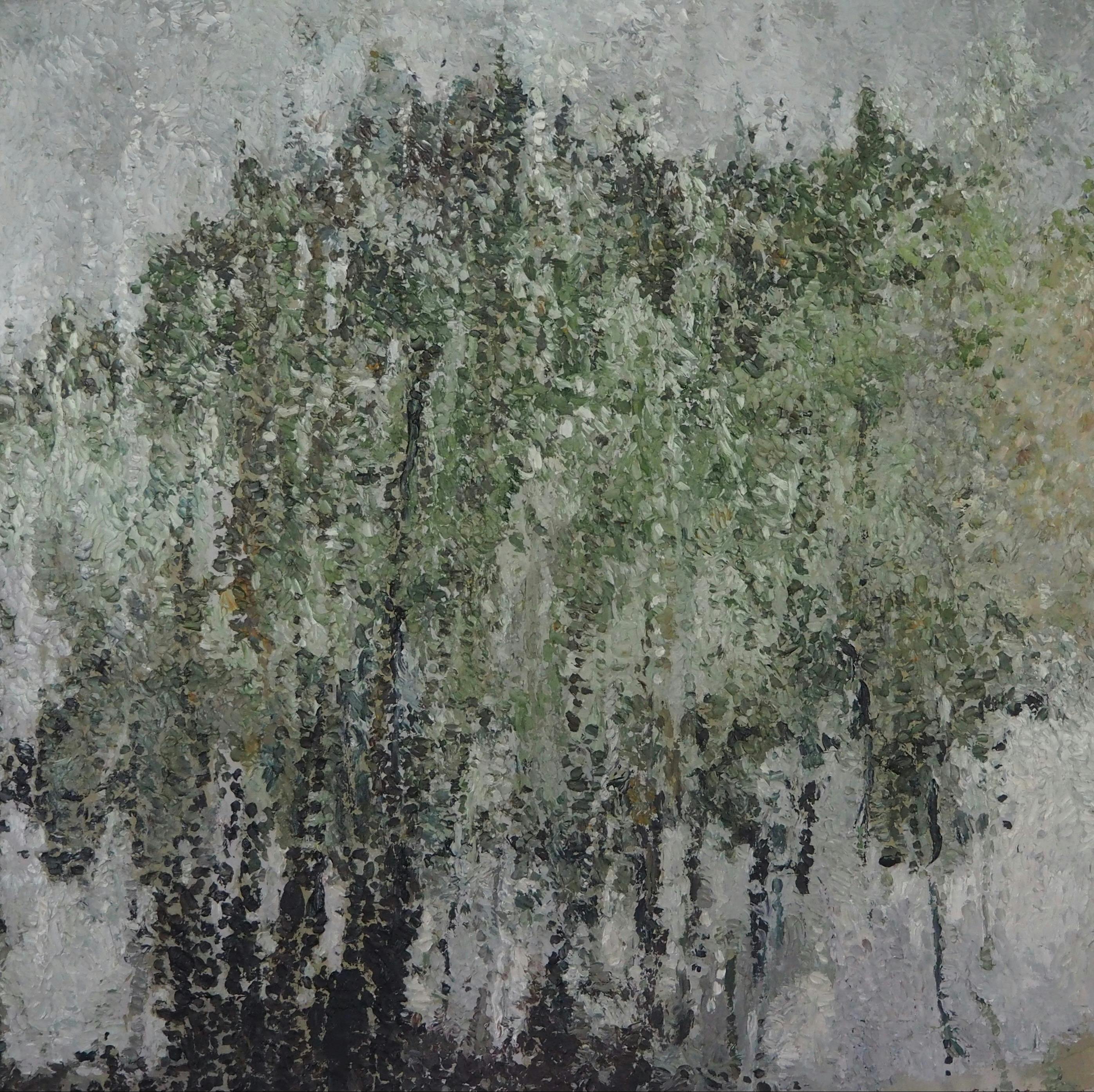 Oil Cold Wax on Canvas 76x76cm