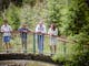 family of four enjoying the delights of Marysville