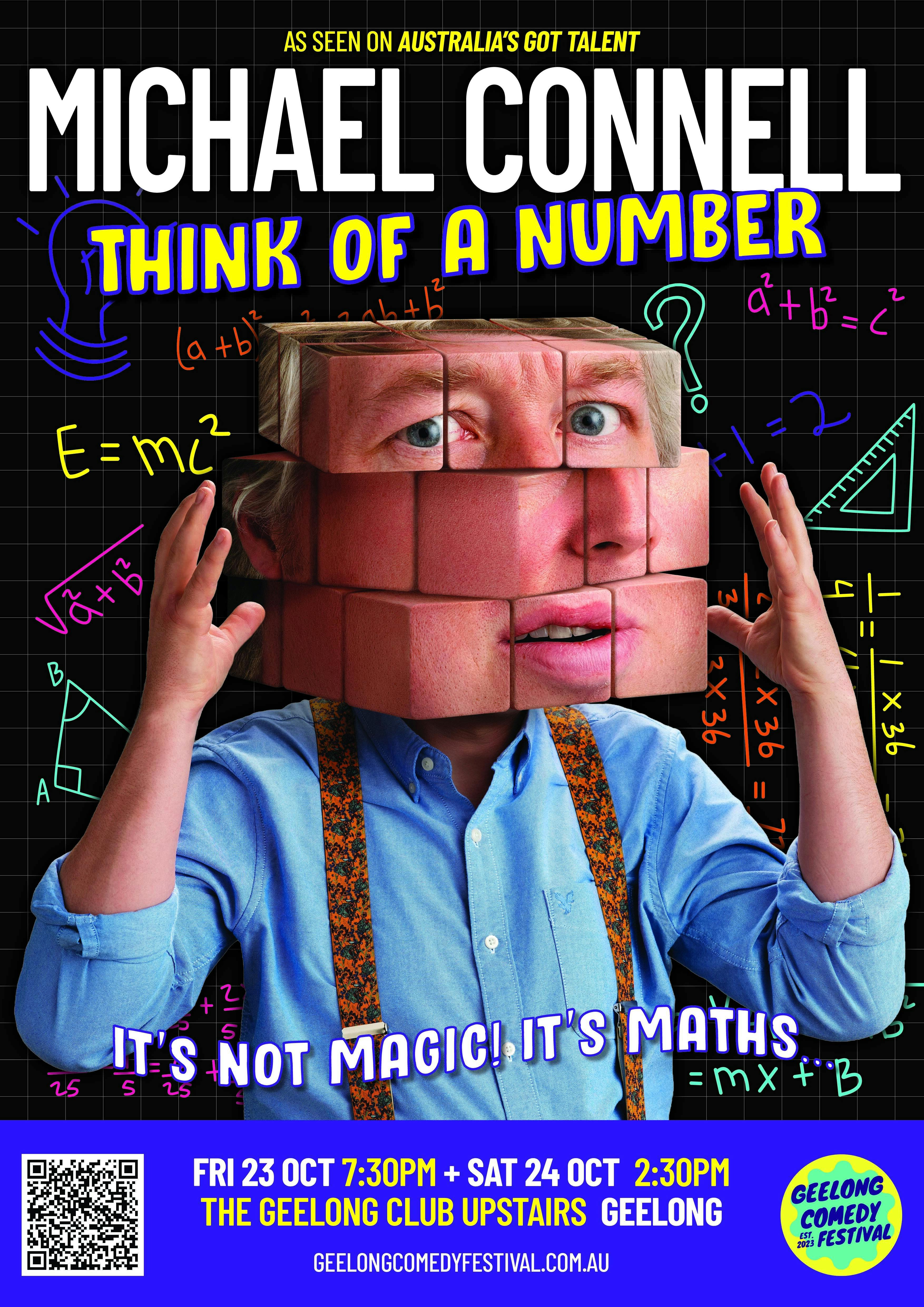 Think of a Number poster - Michael Connell
