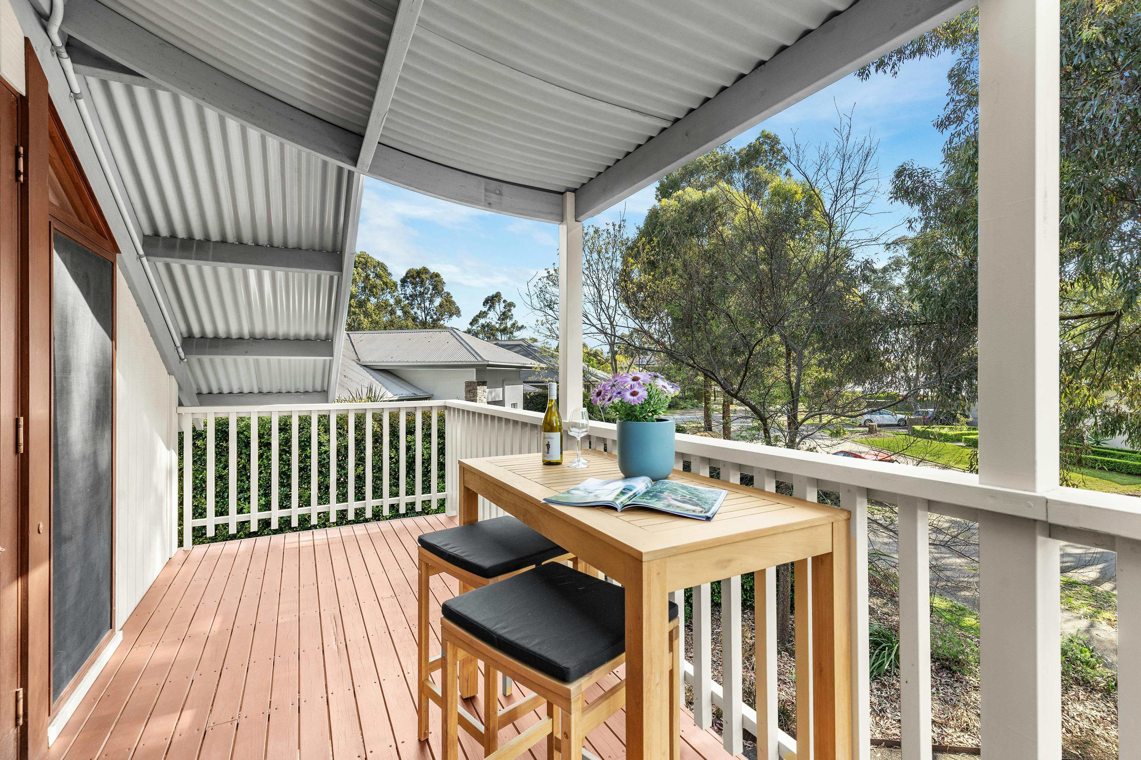 Magpie Loft balcony