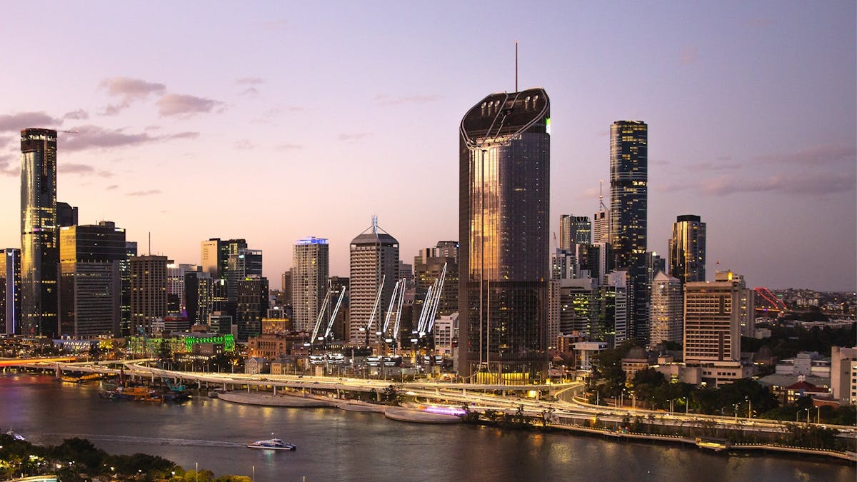 Brisbane city views from South Bank