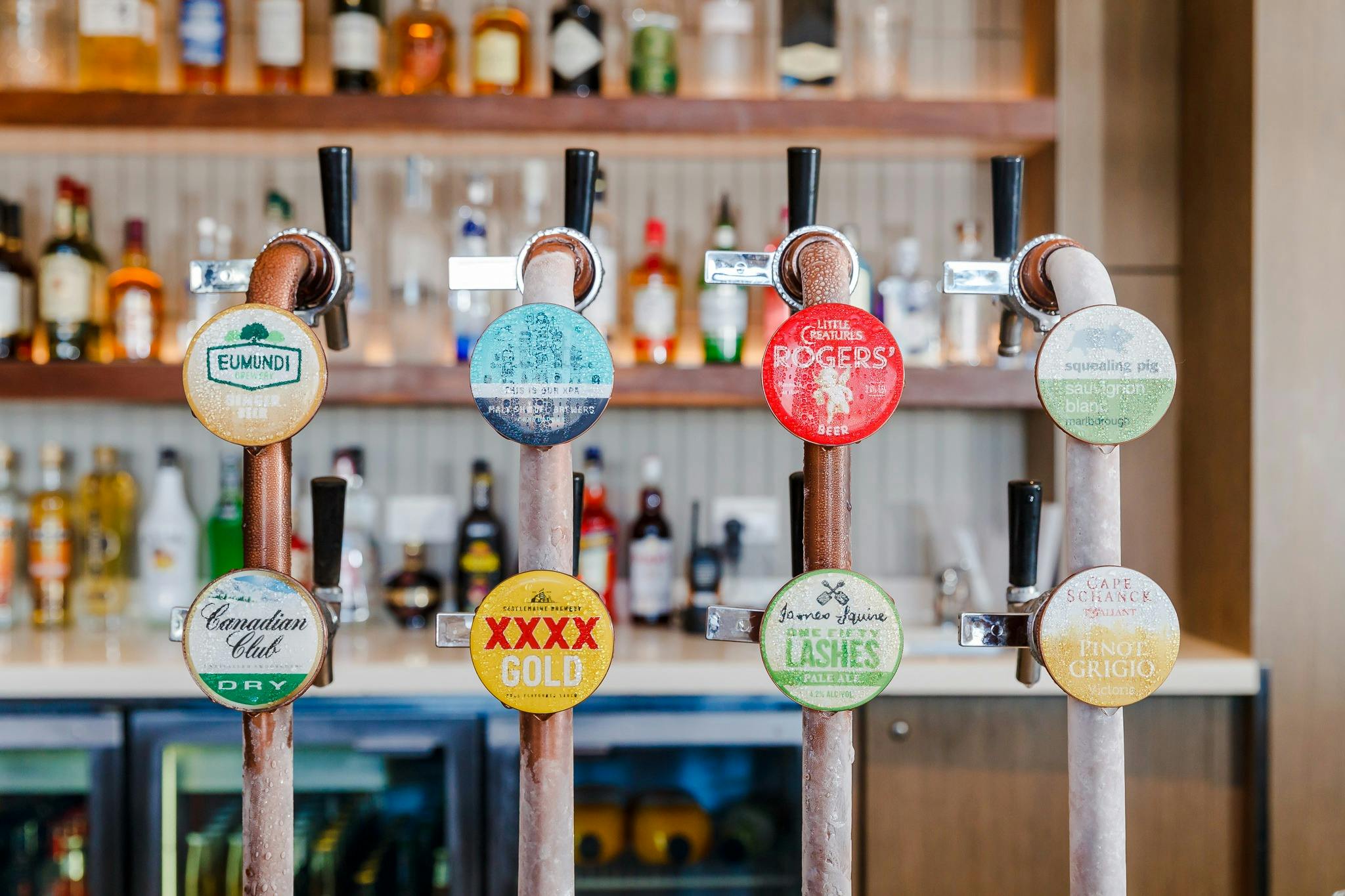 Icy Cold Beers on Tap