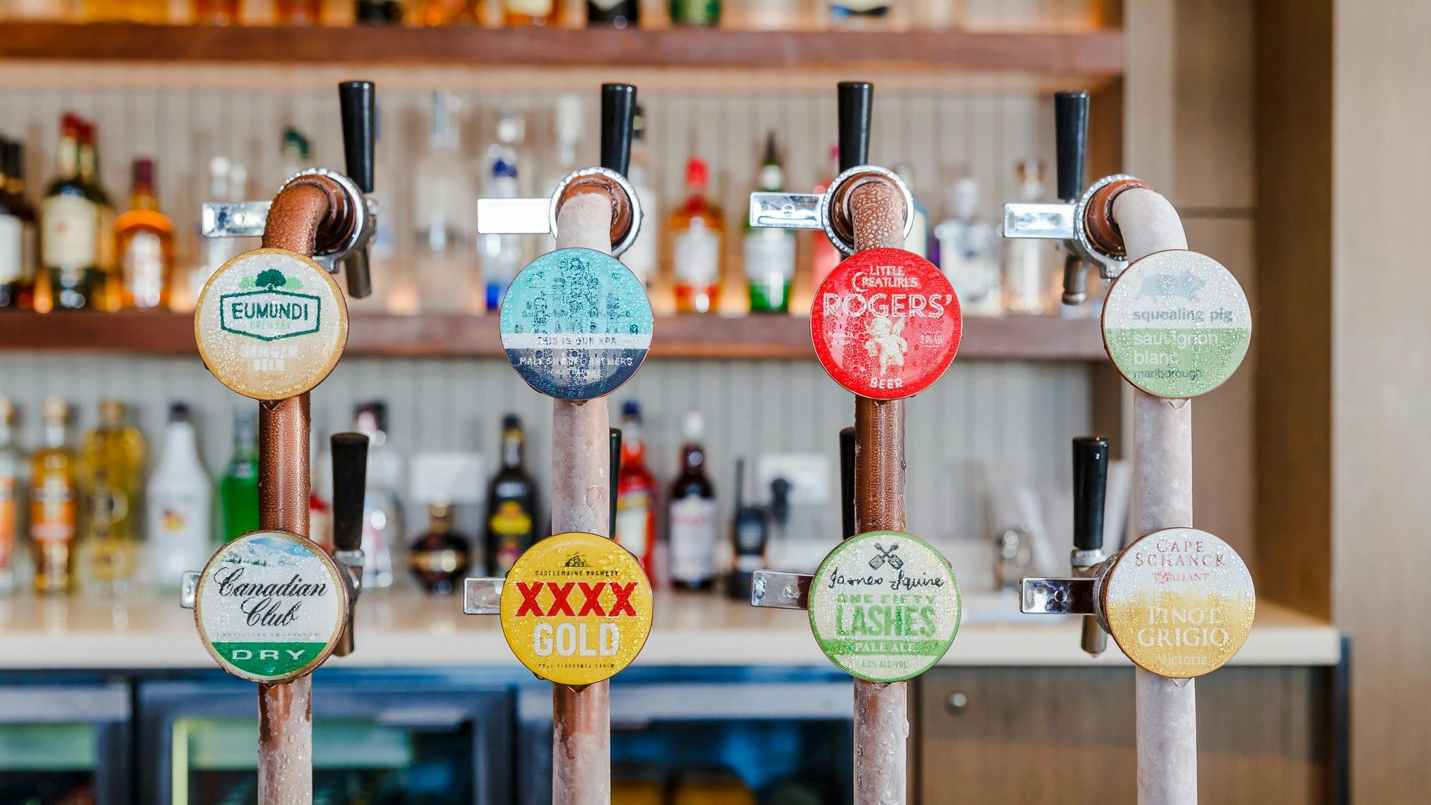 Icy Cold Beers on Tap