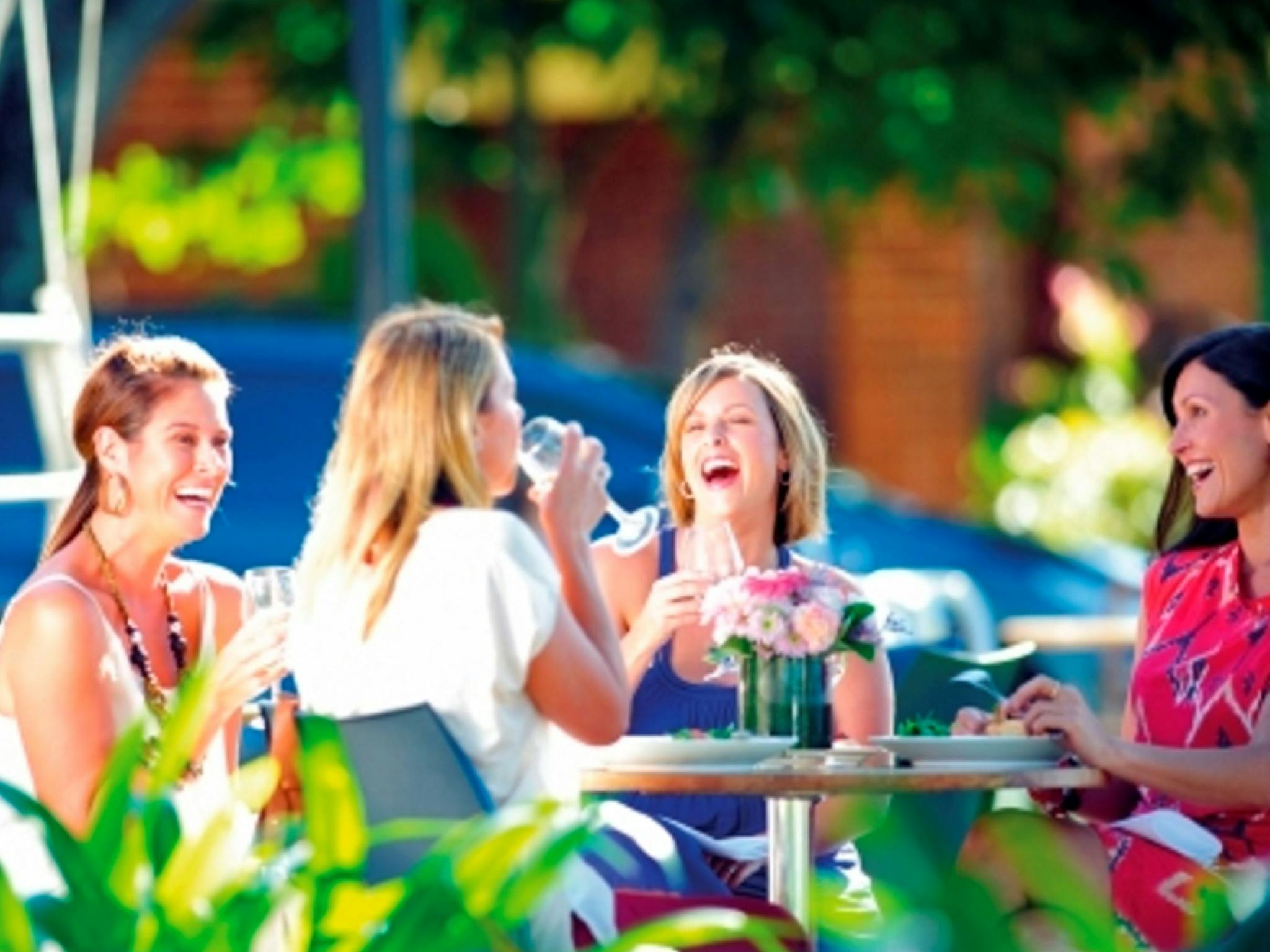 The Gallery Cafe alfresco dining