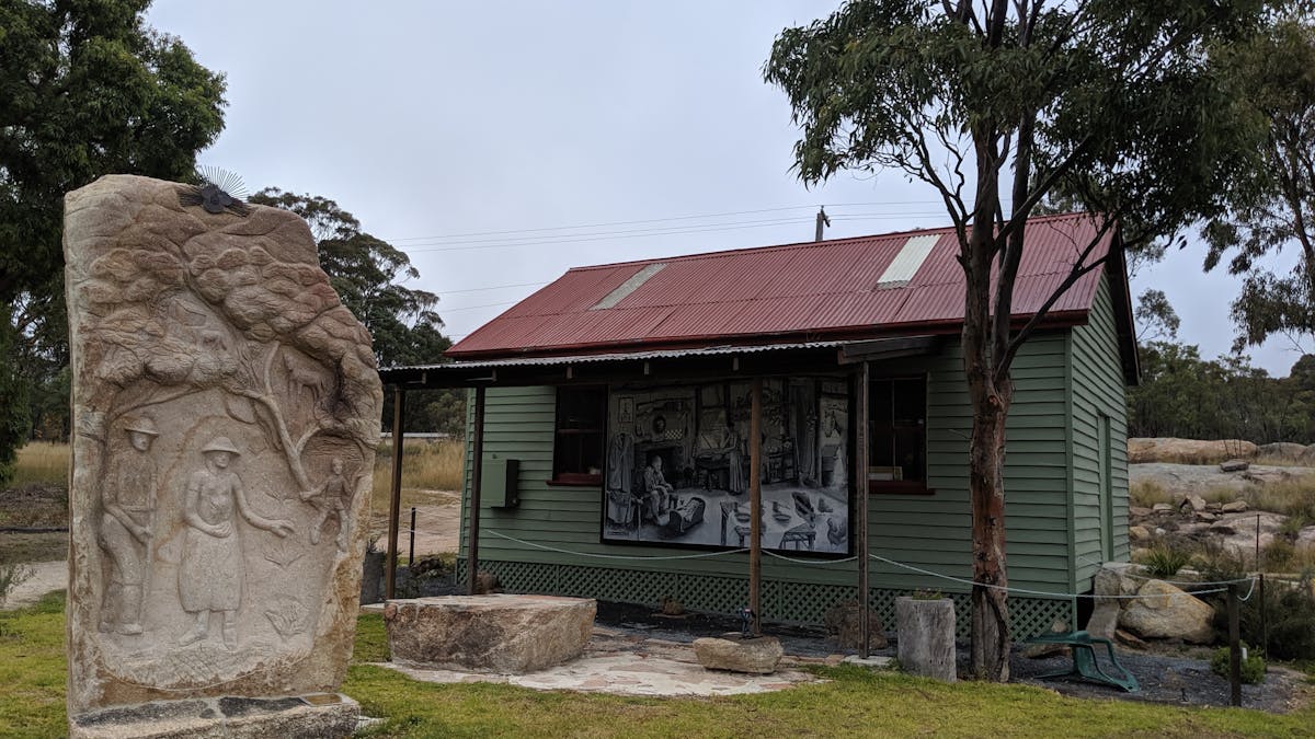 Shed brought from Passchendale Forest headquarters.