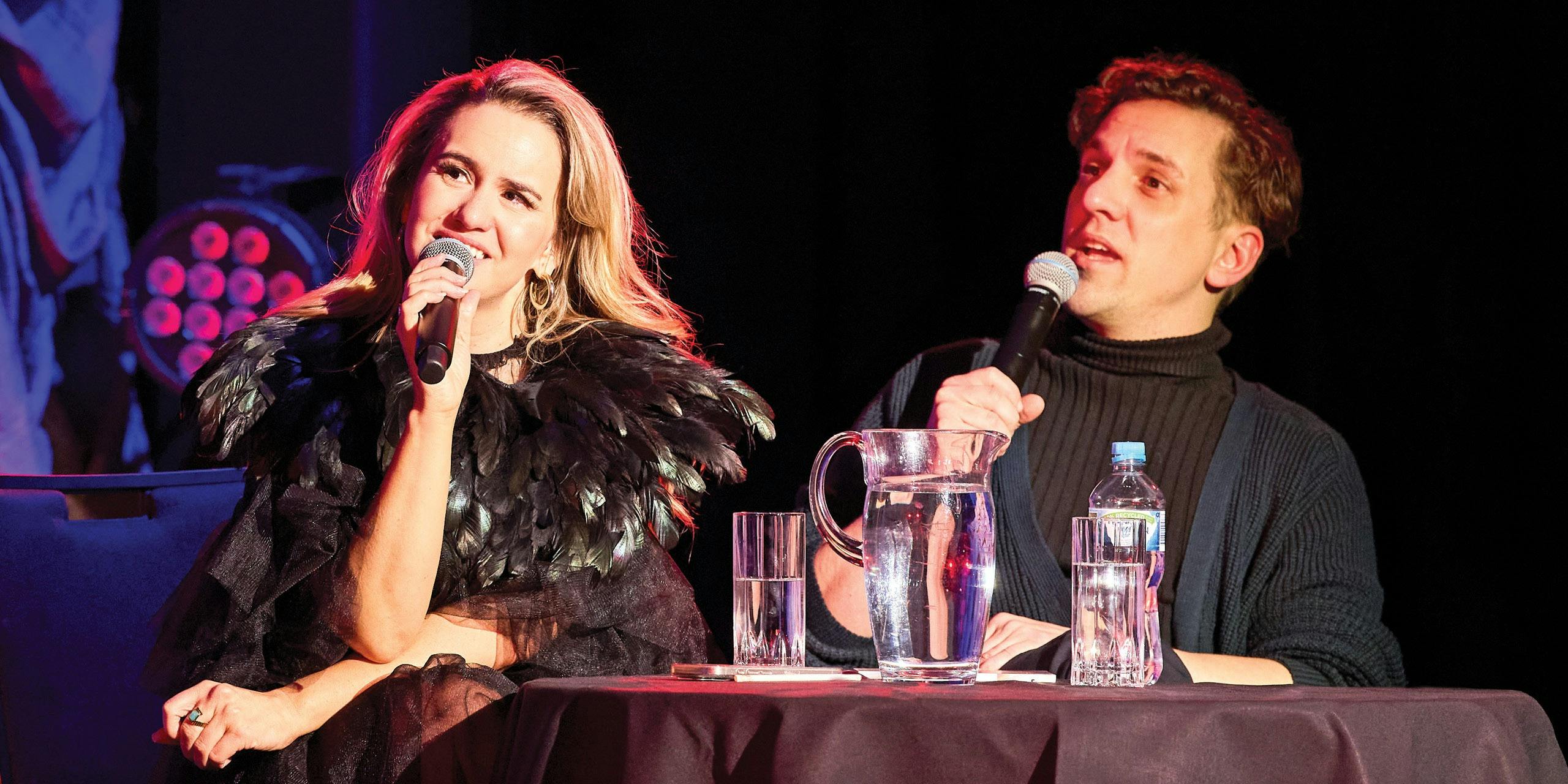 Comedians On Stage Auditioning for Musicals
