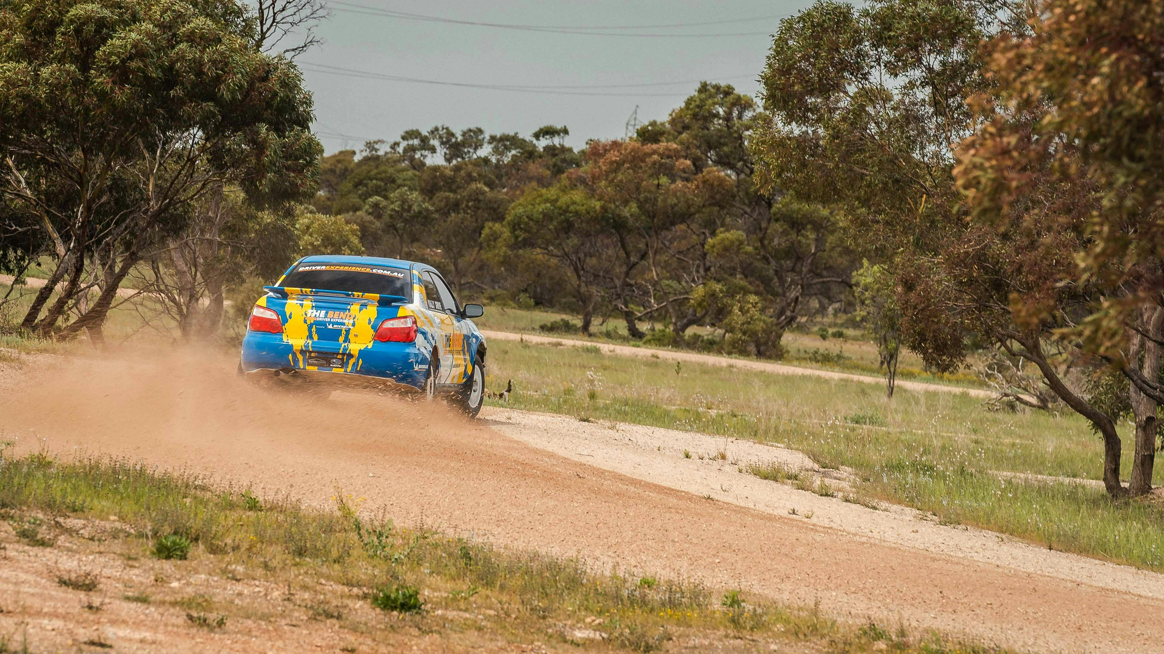 Subaru Rally Car Hot Laps at The Bend