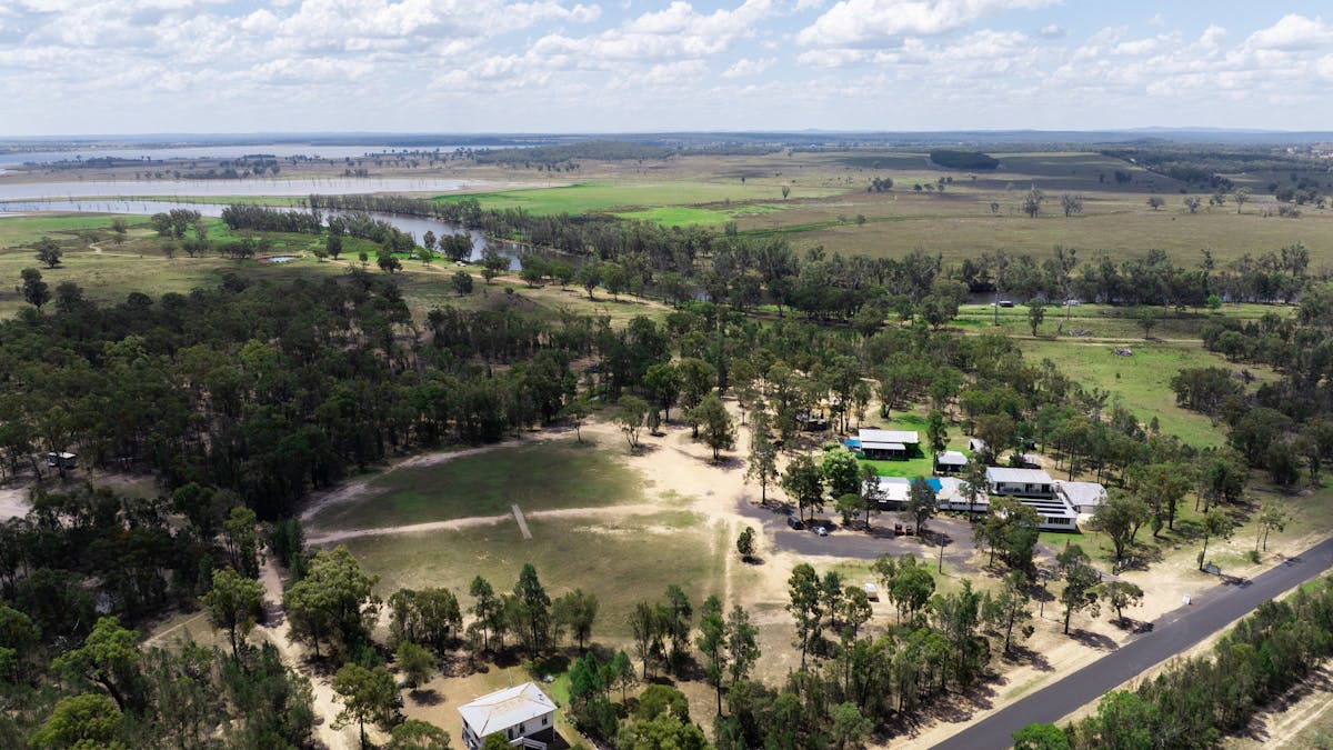 Drone footage of Greenup Meeting Place