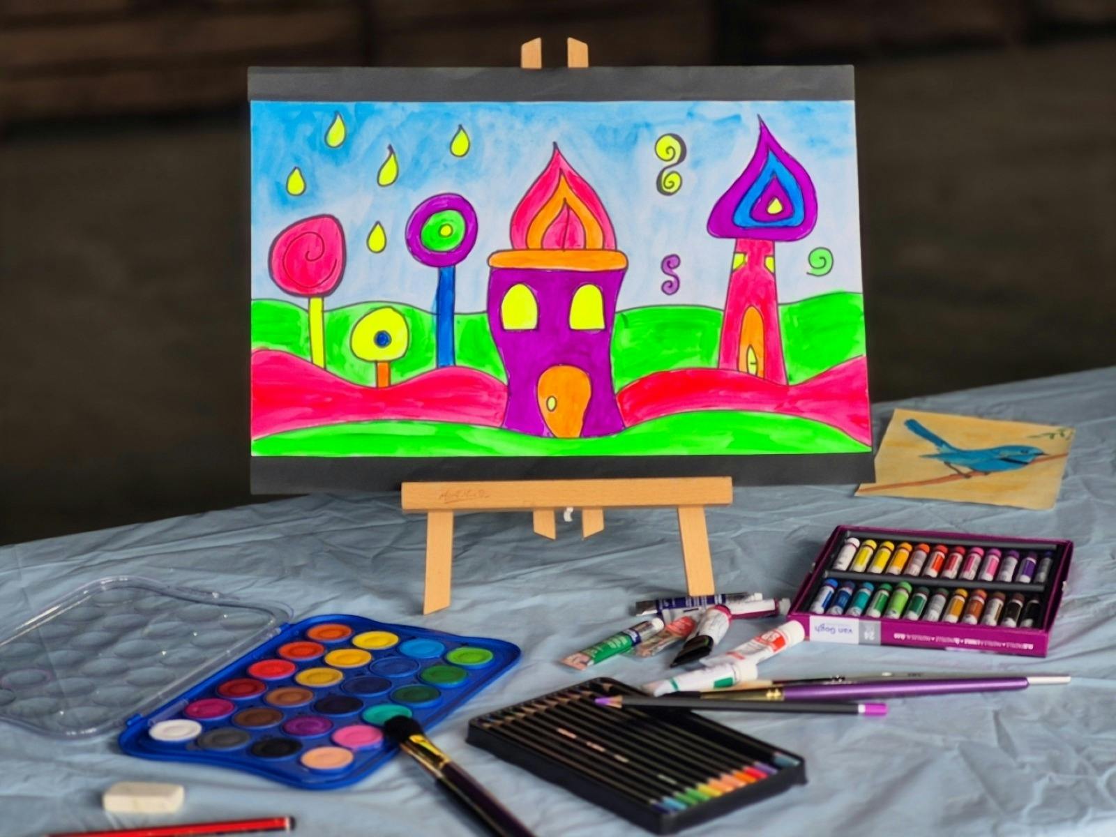 A fun art workshop for primary aged children