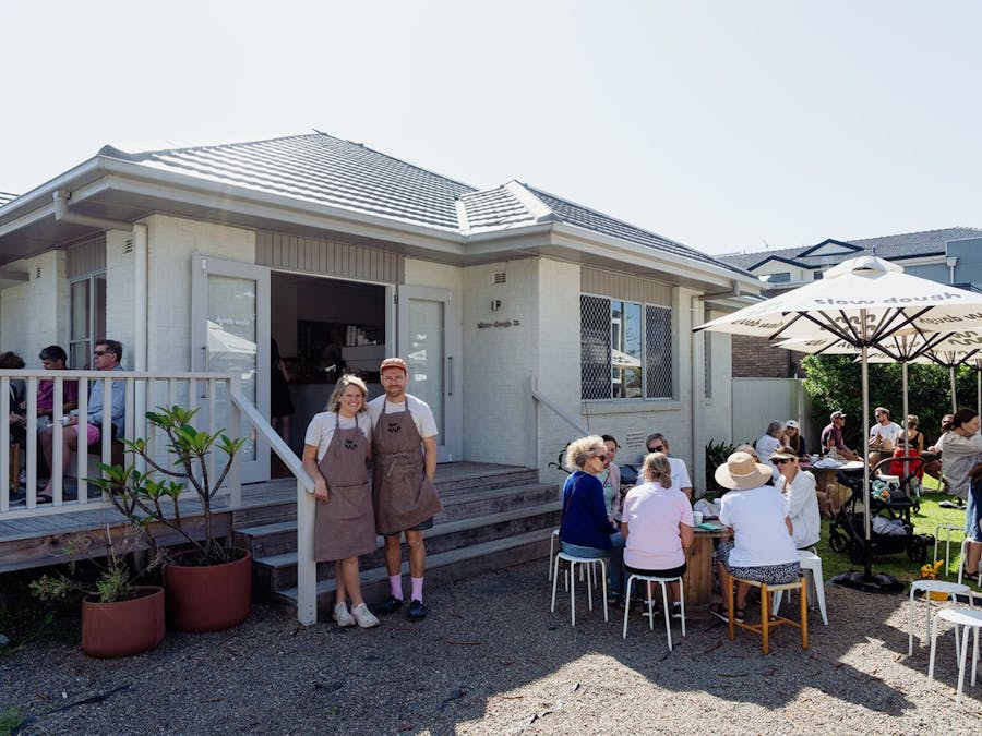 Outside cafe