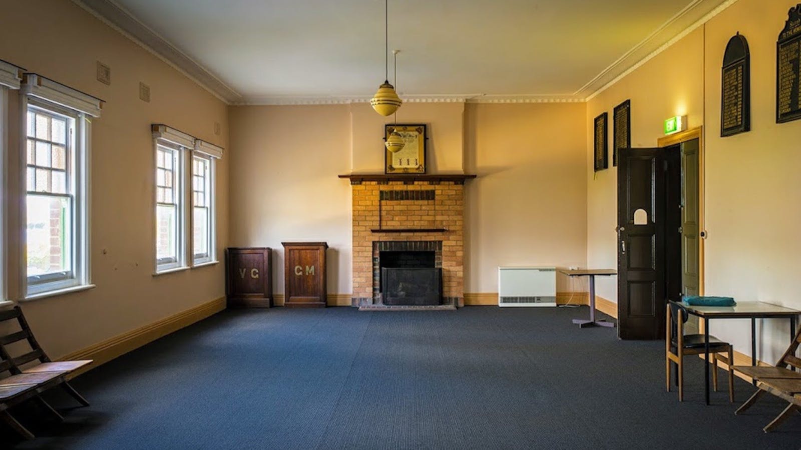 The Upstairs Supper Room has seating for up to 50, standing room for 70 and views of the Huon River