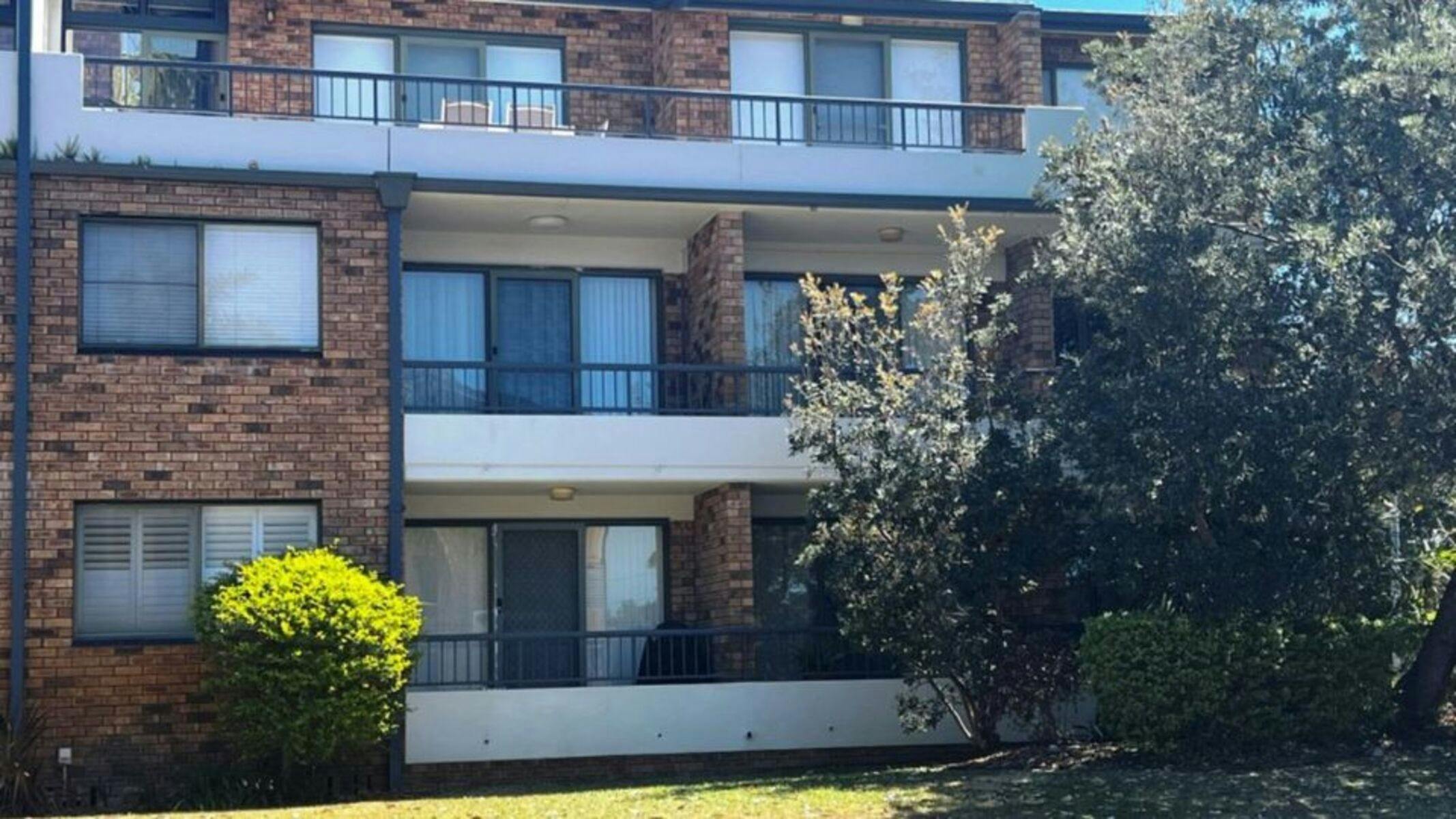 Apartment building - apartment is on the top floor